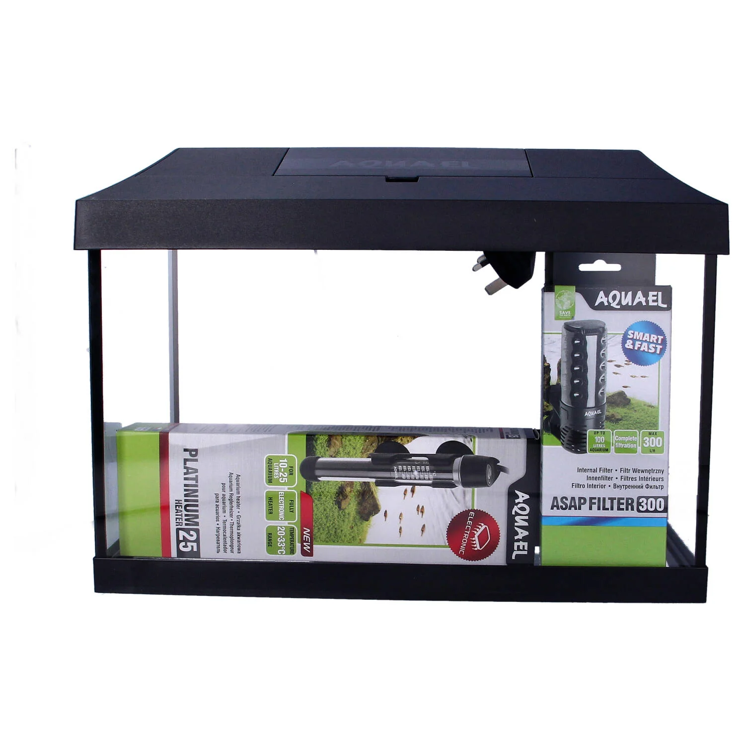 Aquael Leddy 40 LED Aquarium Set 25L with Filter & Heater - Image 3