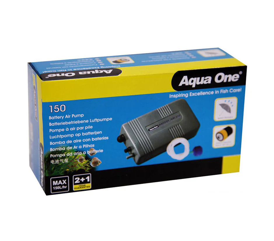 Aqua One Fish Tank Aquarium Battery Operated Air Pump - Image 4