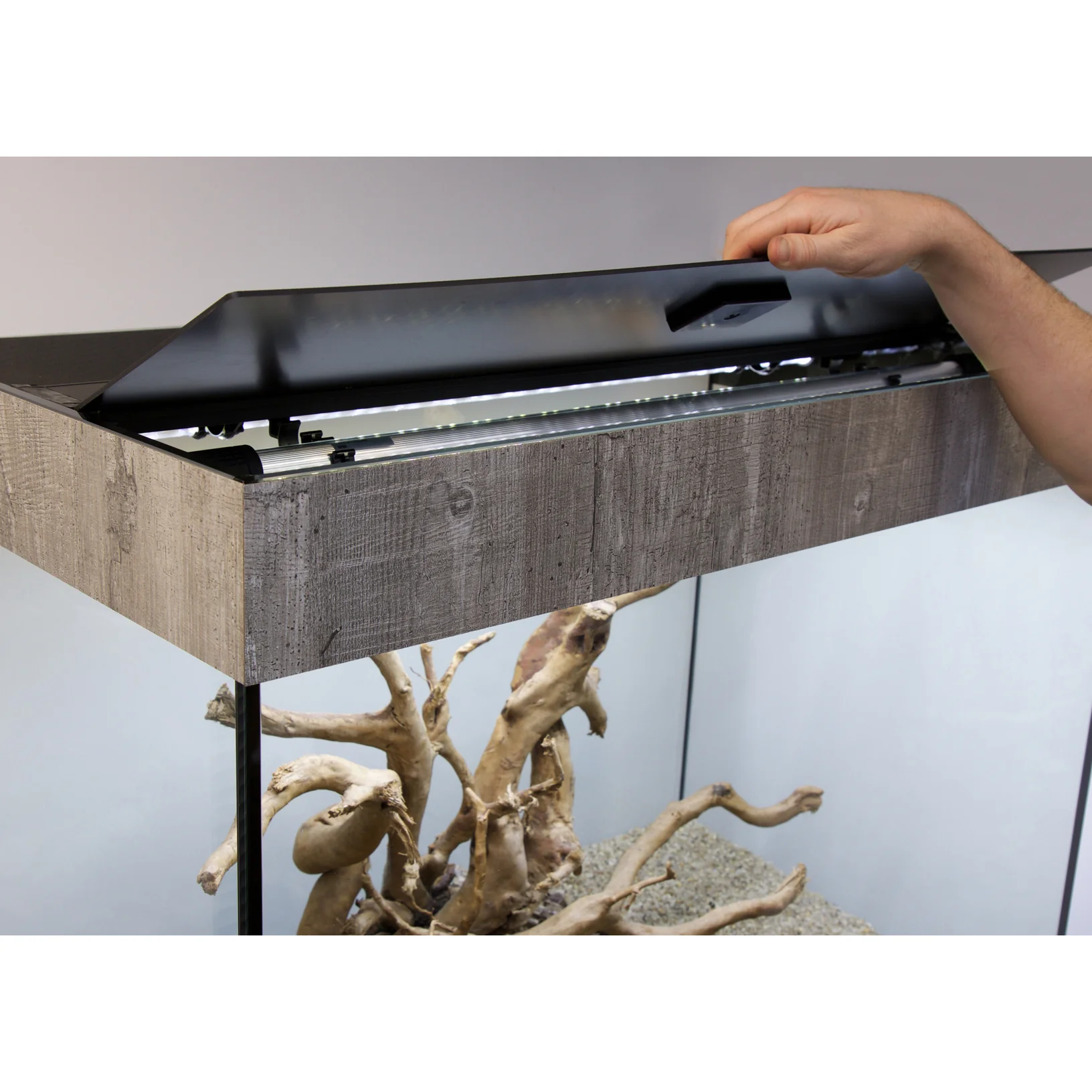 D-D Aqua-Pro Freshwater 600 Tank & Cabinet (Natural Oak) - Image 6