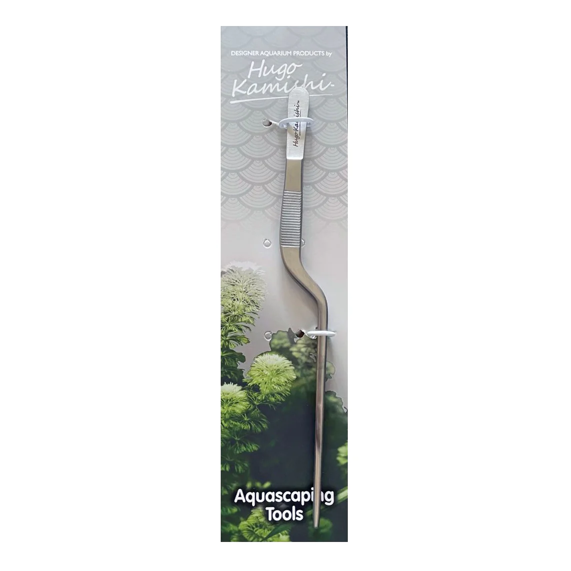 Stainless Steel Hugo 20cm Pro Tweezers Substrate Leveling Tool Aquarium Maintenance - Image 3