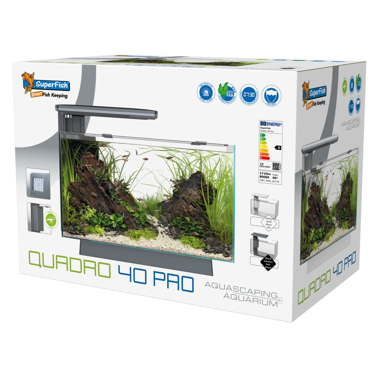 Superfish Quadro 40 Pro Aquarium with Cabinet - Image 3